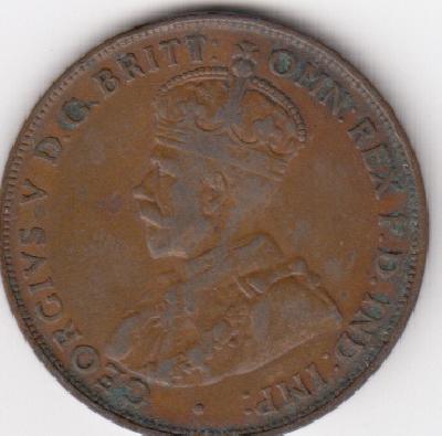 Beschrijving: 1 Penny GEORGIUS V  